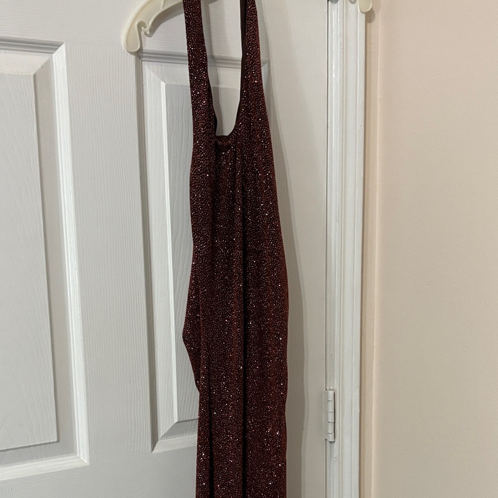 Brown maxi dress